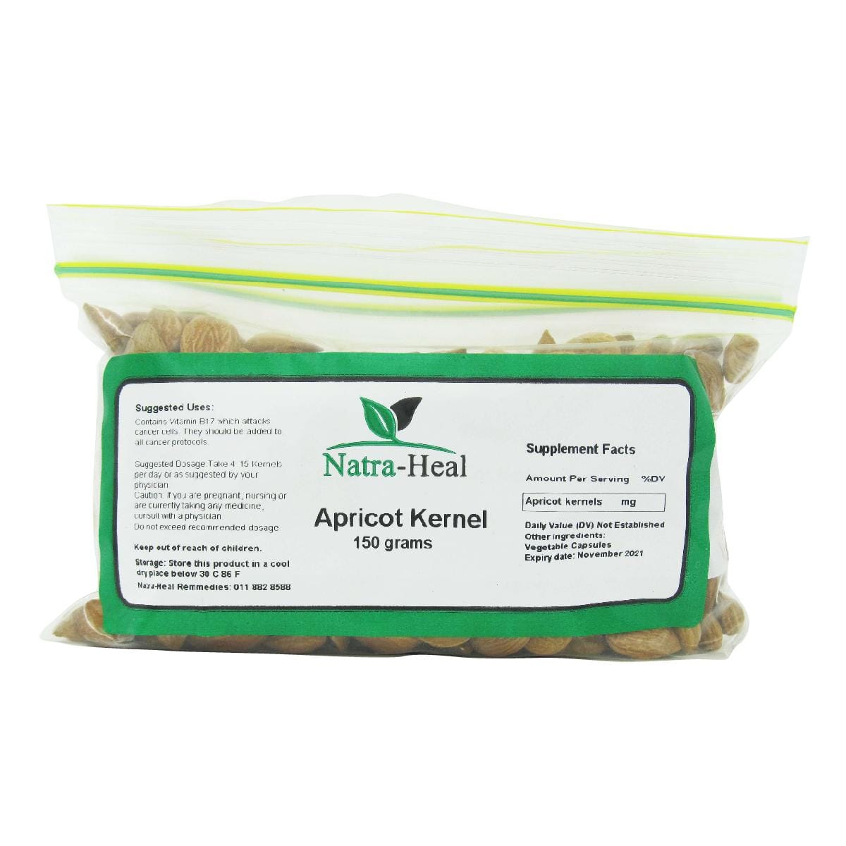 Natra-heal Apricot Kernel 150 grams